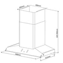 FOTILE EMG9030 RANGE HOOD Touchscreen | 4 Speed-settings and Air Management Function | Self-adjusting Surround Suction Plate