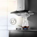 FOTILE EMG9030 RANGE HOOD Touchscreen | 4 Speed-settings and Air Management Function | Self-adjusting Surround Suction Plate