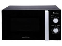 DAWLANCE DW MD10: 20L Black Microwave Oven with Advanced Technology, a Sleek Black Design, and User-Friendly Controls.