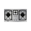 NASGAS DG-333 BK Kitchen Hob, Premium Kitchen Appliance Designed For Modern Cooking Needs, Tempered Glass Surface, A Triple-burner Configuration, And Advanced Safety Features