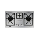 NASGAS DG-333 BK Kitchen Hob, Premium Kitchen Appliance Designed For Modern Cooking Needs, Tempered Glass Surface, A Triple-burner Configuration, And Advanced Safety Features