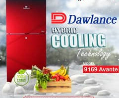 DAWLANCE 9169WB-AVAN-SP Avante Pearl Red Double Door Refrigerator: 10% More Storage with Wider and Deeper Design