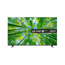 LG 50" 4K UHD LED TV 50UQ80006LB: IPS/VA LCD Panel, 60Hz Refresh Rate, HDR10 Pro, webOS Smart Platform, ThinQ AI, HDMI 2.0, USB Playback, 3840 x 2160 Resolution,