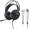 RAPOO VH110 RGB 3.5MM FOR AUDIO + USB FOR LIGHT UP BLACK