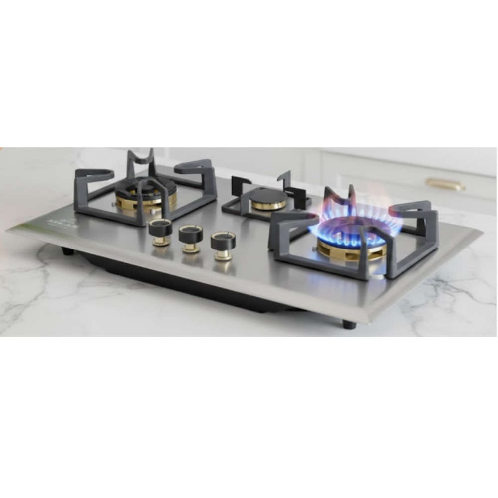 Atlas HOB AT-313 NG Gas Hob Glass Top Kitchen Hob