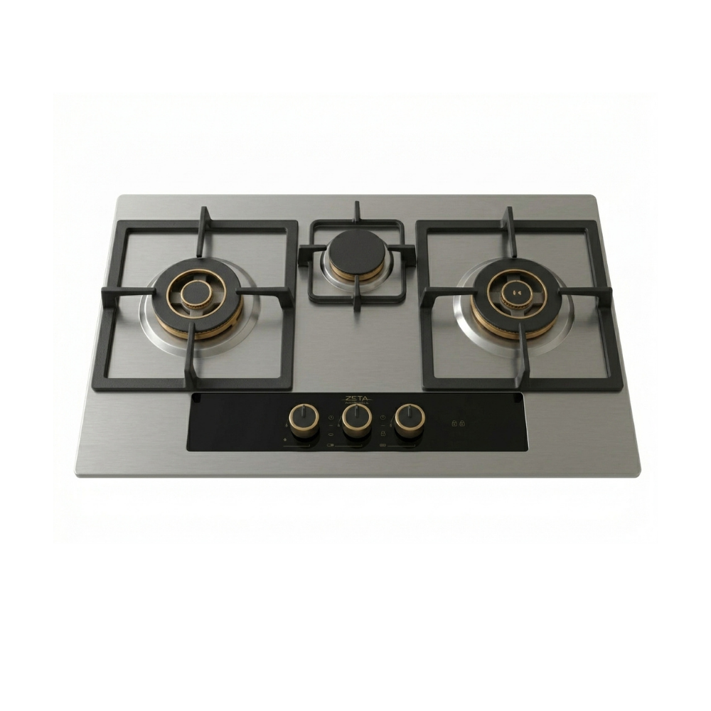 Atlas AT-413 3 Burner Stainless Steel hob