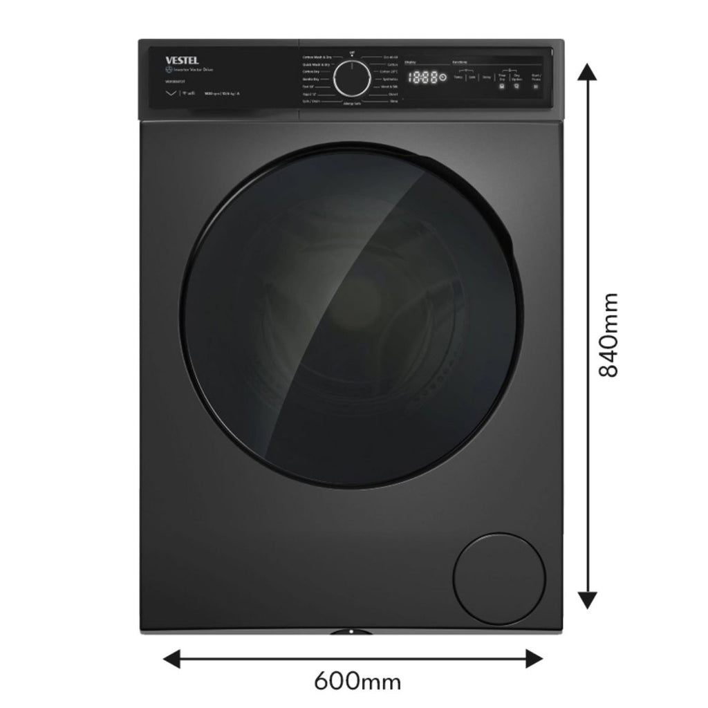 Vestel Automatic Front Load Washer Dryer 