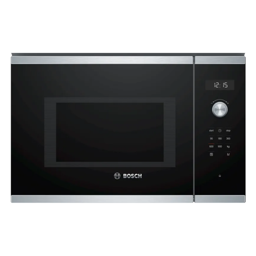 Bosch BFL554S5OM Built-in Microwave Oven with 7 Automatic Programs, Quick Heating Technology, Time-Saving Cooking & Modern Kitchen Design