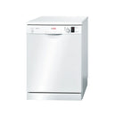 BOSCH AE SMS50E92GC Series 4 Free-standing Dishwasher 60 Cm White, Capacity To Hold 12 Place Settings, Multiple Wash Programs, And Advanced Features For Effective Cleaning