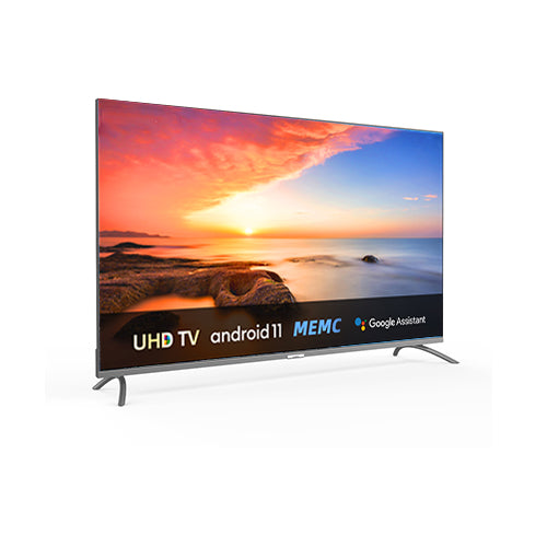 CHiQ 50" 4K HDR LED U50M8X: 4K HDR10, HLG, Dolby Vision, Dolby Audio, MEMC Built-in 60Hz, Android TV 11.0 Pie, Netflix, YouTube, Bluetooth 5.0