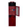 Crystal 3 Taps Red Glass Door Water Dispenser