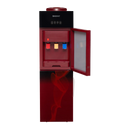 Crystal 3 Taps Red Glass Door Water Dispenser