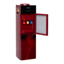 Crystal 3 Taps Red Glass Door Water Dispenser