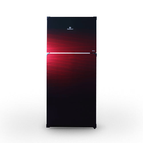 DAWLANCE 91999-AVANTE-NB : Enhanced Efficiency: Noir Red Top Freezer Refrigerator with Vitamin Fresh Technology and Direct Cool Cooling System