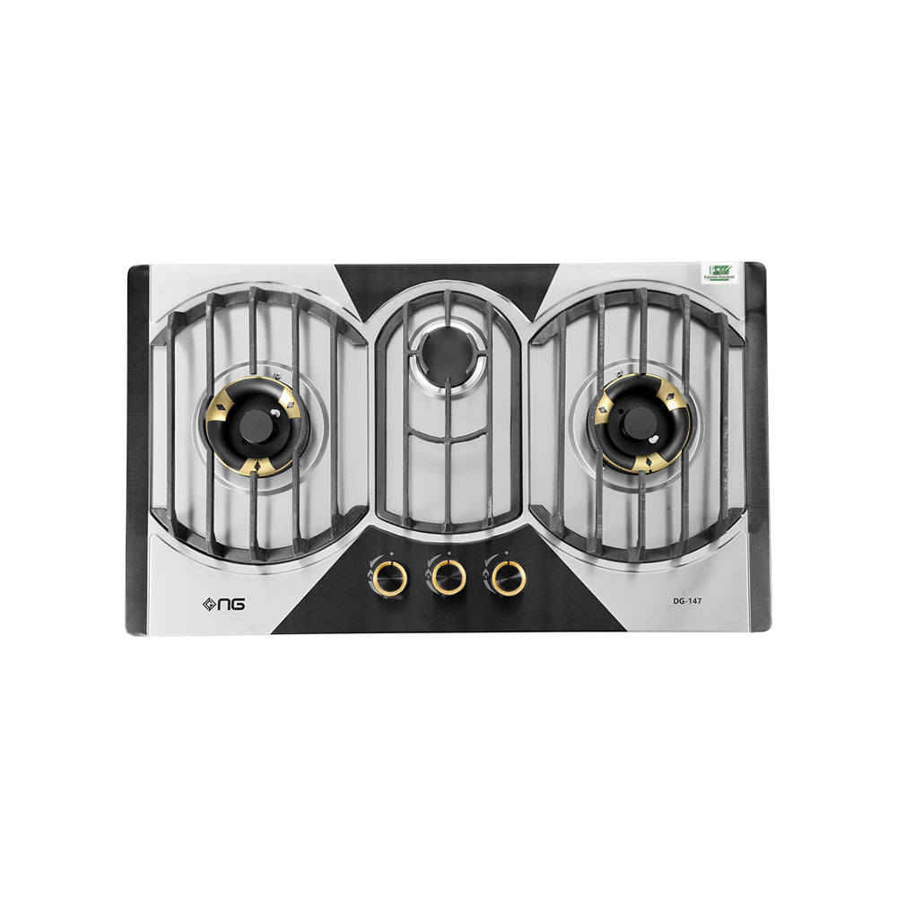 NASGAS KITCHEN HOB DG-147-BK, Modern Cooking Needs, Offering High-efficiency Burners, A Stylish Tempered Glass Surface, And Advanced Safety Features