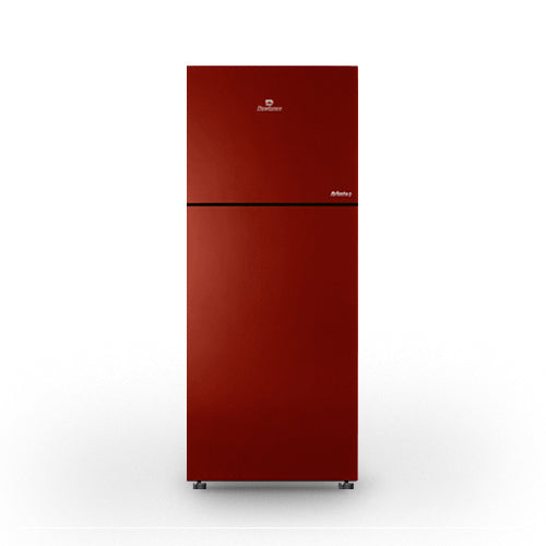 91999 Avante+ Ruby Red Double Door Refrigerator, meet the refrigeration needs of modern households with its stylish design, spacious capacity, and advanced cooling technology