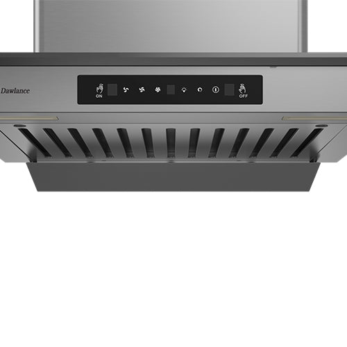 Dawlance DCT 9030 S Built-In Hood, premium kitchen ventilation system designed to offer powerful suction and sleek aesthetics, built-in hood features high airflow, versatile fan speeds, and energy-efficient lighting