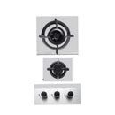 DAWLANCE DHM 370 SN A Built-in Hob: Auto Ignition, Spacious Design for Big Pots, Powerful Wok Burner, Easy to Clean & Scratch-Resistant Surface, Double Gas Inlet