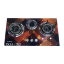Delite DGH-3GC Gas Hob 3 Burner Glass 