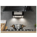 FRANKE FPJ 915 V BK A Purity Kitchen Chimney Hood: Pyramidal, 90cm, 750m3/h, 3 Speeds, Vertical Evo, Stainless Steel, Black Glass, Energy Efficient