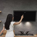 FRANKE FPJ 915 V BK A Purity Kitchen Chimney Hood: Pyramidal, 90cm, 750m3/h, 3 Speeds, Vertical Evo, Stainless Steel, Black Glass, Energy Efficient