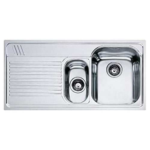 AML DECOR 651 Sink 1,5 Bowls with drainer D 1000 x 500 mm Cut out D 980 x 480 mm Cabinet size min 60 cm Brand Franke" Product features Aesthetics Sink type