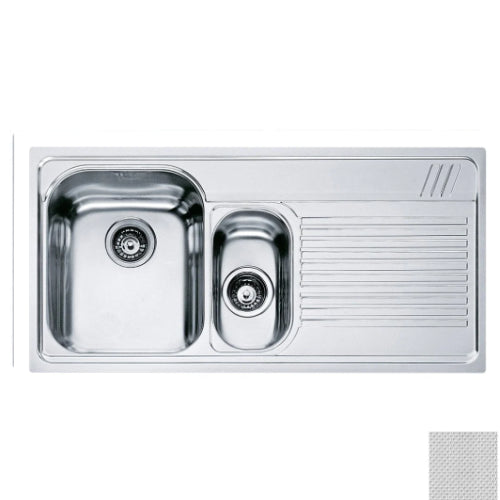AML DECOR 651 Sink 1,5 Bowls with drainer D 1000 x 500 mm Cut out D 980 x 480 mm Cabinet size min 60 cm Brand Franke" Product features Aesthetics Sink type