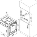 FRANKE Electric Oven CR 982 M WH DCT TFT of the White Crystal Line DCT Mirror White Finish, Electronic Programmer with Color TFT Display Energy, 74 Liters