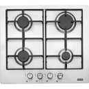 FRANKE New Linear FHNL 604 4G XS E Gas Hob Cm. 60 - Stainless Steel Dimensions Length 580 Mm Width 510 Mm Built-in Hole 560 X 490 Mm Drawer Depth 60