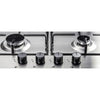 FRANKE New Linear FHNL 604 4G XS E Gas Hob Cm. 60 - Stainless Steel Dimensions Length 580 Mm Width 510 Mm Built-in Hole 560 X 490 Mm Drawer Depth 60
