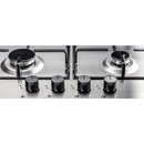FRANKE New Linear FHNL 604 4G XS E Gas Hob Cm. 60 - Stainless Steel Dimensions Length 580 Mm Width 510 Mm Built-in Hole 560 X 490 Mm Drawer Depth 60