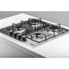FRANKE New Linear FHNL 604 4G XS E Gas Hob Cm. 60 - Stainless Steel Dimensions Length 580 Mm Width 510 Mm Built-in Hole 560 X 490 Mm Drawer Depth 60