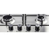 FRANKE New Linear FHNL 604 4G XS E Gas Hob Cm. 60 - Stainless Steel Dimensions Length 580 Mm Width 510 Mm Built-in Hole 560 X 490 Mm Drawer Depth 60