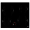 FRANKE FRSM 604 CT BK Electric Hob: Black Glass Ceramic, 4 Cooking Zones up to 6 kW Power, Touch Control, Progressive Power