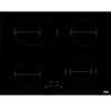 FRANKE FRSM 604 CT BK Electric Hob: Black Glass Ceramic, 4 Cooking Zones up to 6 kW Power, Touch Control, Progressive Power