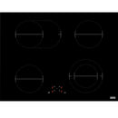 FRANKE FRSM 604 CT BK Electric Hob: Black Glass Ceramic, 4 Cooking Zones up to 6 kW Power, Touch Control, Progressive Power