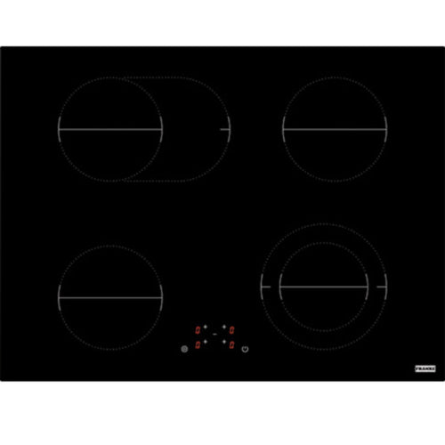 FRANKE FRSM 604 CT BK Electric Hob: Black Glass Ceramic, 4 Cooking Zon