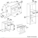 FRANKE Linear FSL 86 H BK Oven Material Stainless Steel, Number of Functions 8, 71 Liters.