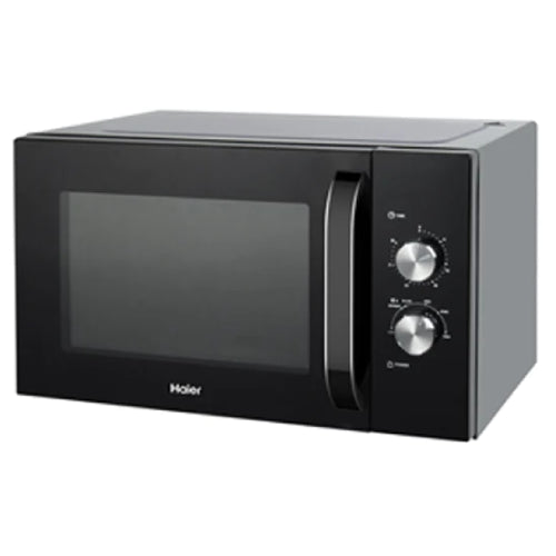 HAIER HDL30MX80 SOLO MICROWAVE (BLACK): 30L Capacity, 900W Power, 30-Min Timer.