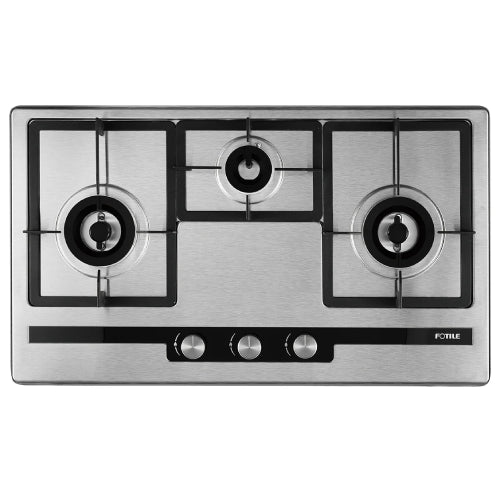 FOTILE GAS78307 HOB GAS HOB 3 FOTILE BURNERS SS TOP GAS 78307 ; Built-in Size (mm)(W×D): 708X388 ; Gas Type · LPG/NG .