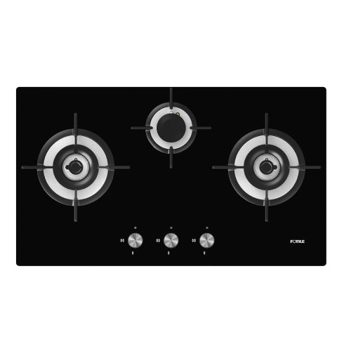 FOTILE GAS78312 HOB SIRIM Technology of Hob Super Flame Technology No of Burners 3 Surface Material Tempered glass.