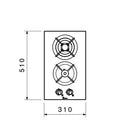 BIMAX 5017 B (HOB) As Stove Black Color The  Model Black Plate Gas Stove Under The Bimax Brand Is One Of The Very High Quality Products.