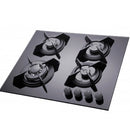 BIMAX 5012 B (HOB) Weight 17.4 kg  Cutting Dimensions (Width Length) Mm 485*585 The Location Of The Rice Cooker Left  Material Of The Page Tempered Glass  Color/design White And Black  The Number Of Flames 4 Flames