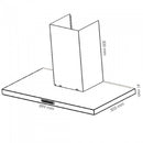 BIMAX 7004 Non-Stop Hood Mechanical Keyboard, Washable and Replaceable Filter, SMD Lamps for Optimal Cooking Light