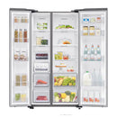 SAMSUNG RS62R5001M9 Side by Side Refrigerator Keeps Food Fresh For Longer & Energy-efficient Technology Saves 50% Of Energy .