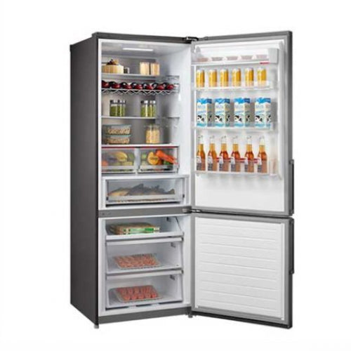 TOSHIBA  GR-RB440WE-GMJ Refrigerator 2 Door Bottom Mount, 316L Fridge Capacity, 100L Freezer Capacity.