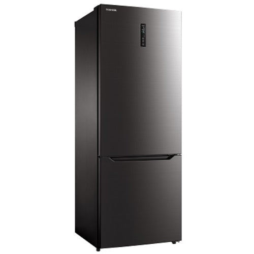 TOSHIBA  GR-RB440WE-GMJ Refrigerator 2 Door Bottom Mount, 316L Fridge Capacity, 100L Freezer Capacity.