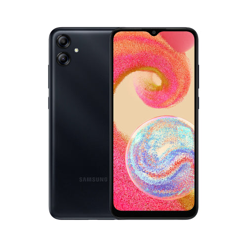Galaxy A04e features an Octa-core processor and up to 3/4GB of RAM for fast and efficient performance for the task at hand 6.5” Large HD+ Display Rear Cam 13MP Upgraded Main + 2MP Depth 5000 mAh Long Lasting Battery.