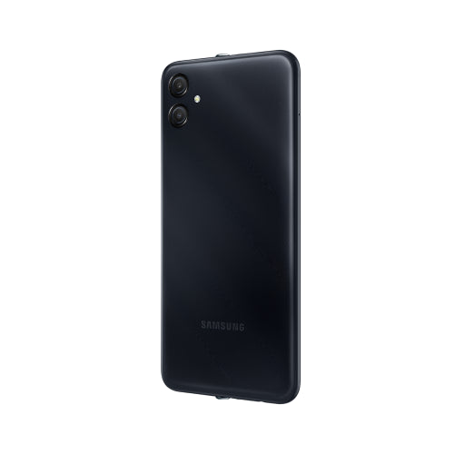 Galaxy A04e features an Octa-core processor and up to 3/4GB of RAM for fast and efficient performance for the task at hand 6.5” Large HD+ Display Rear Cam 13MP Upgraded Main + 2MP Depth 5000 mAh Long Lasting Battery.