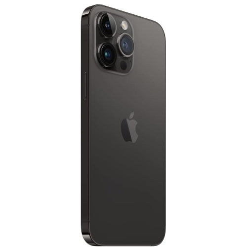 IPHONE 14 PRO MAX 256GB BLACK 6.7-inch Super Retina XDR display featuring Always-On & ProMotion Dynamic Islanda magical new way to interact with iPhone. 48MP Main camera for up to 4x greater resolution Cinematic mode now in 4K Dolby Vision up to 30 fps.